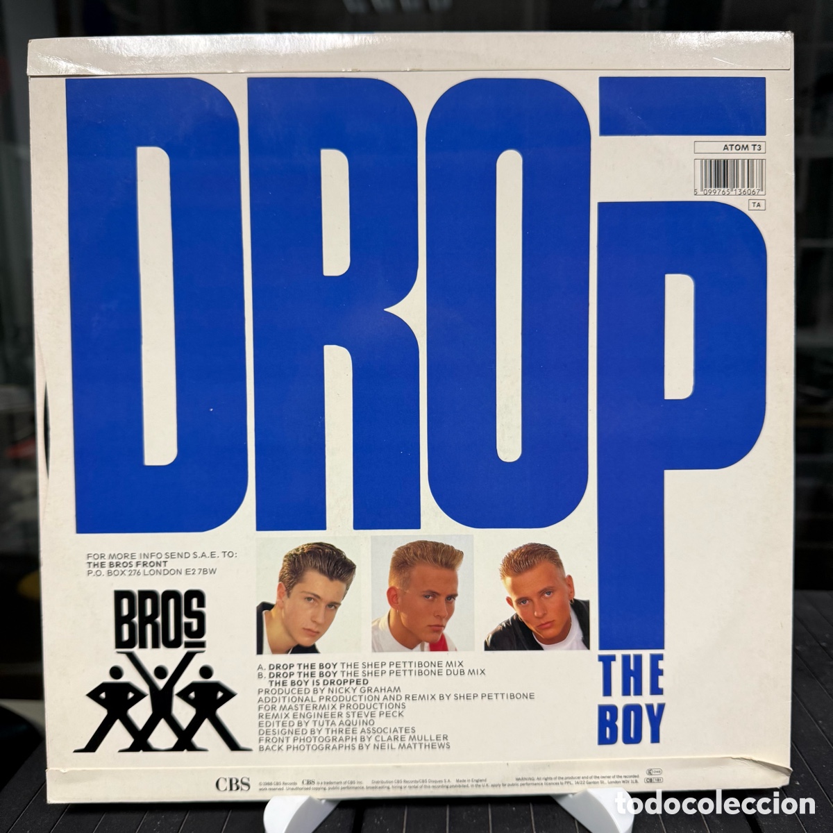 Discos de vinilo: Bros - Drop The Boy (Maxi) - Foto 2