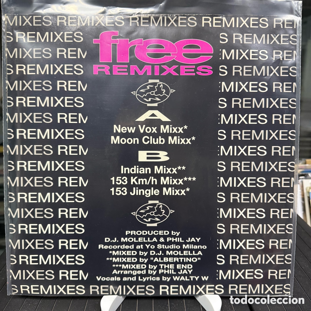Discos de vinilo: Molella - Free (Remixes) (Maxi) - Foto 2
