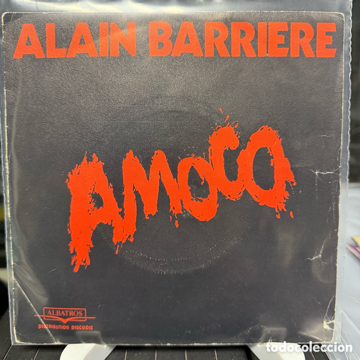 Discos de vinilo: Alain Barri&egrave;re - Amoco (Single) - Foto 1