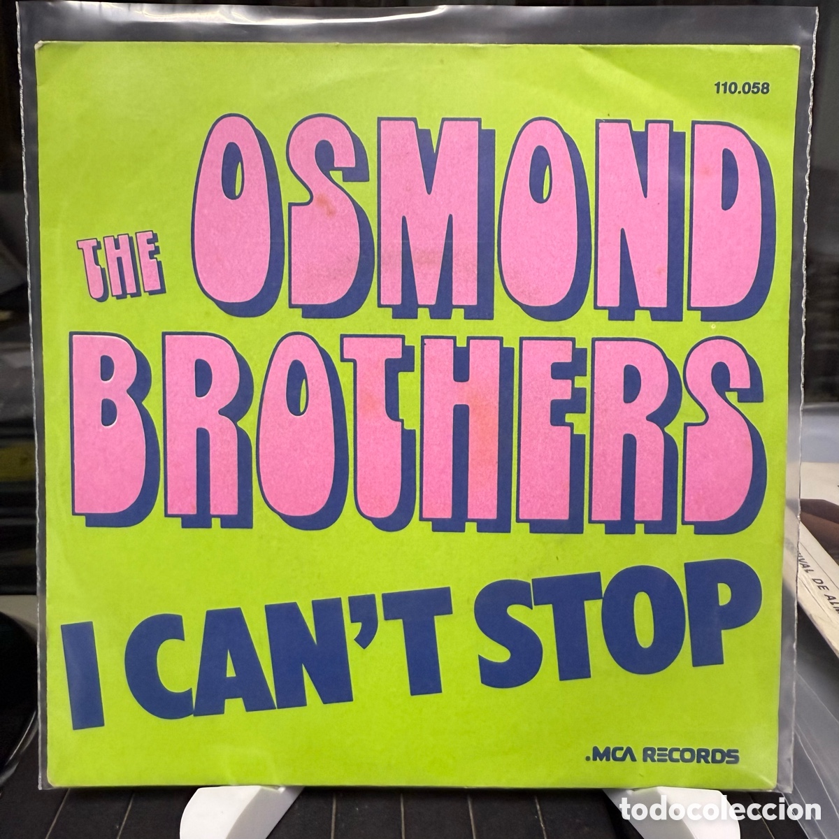 Discos de vinilo: The Osmonds - I Cant Stop (Single) - Foto 1