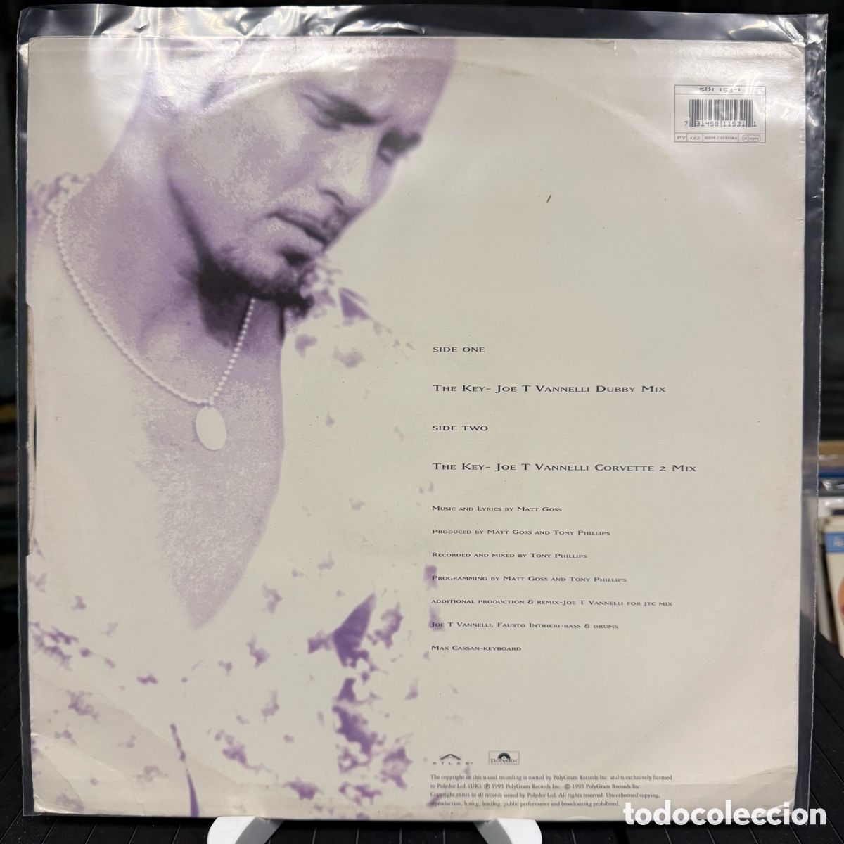 Discos de vinilo: Matt Goss - The Key (Maxi) - Foto 2