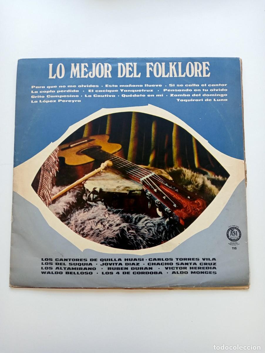 Discos de vinilo: Various - Lo Mejor Del Folklore (LP, Comp) a&ntilde;o ?? raro - Foto 1