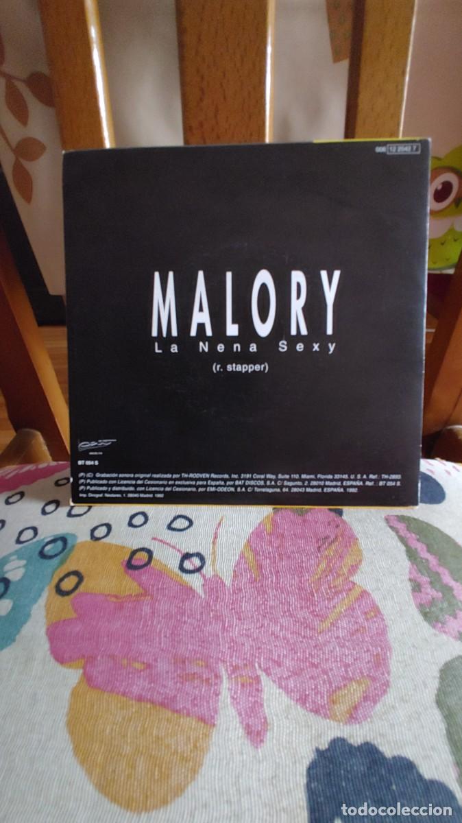 Discos de vinilo: MALORY-SINGLE LA NENA SEXY - Foto 2