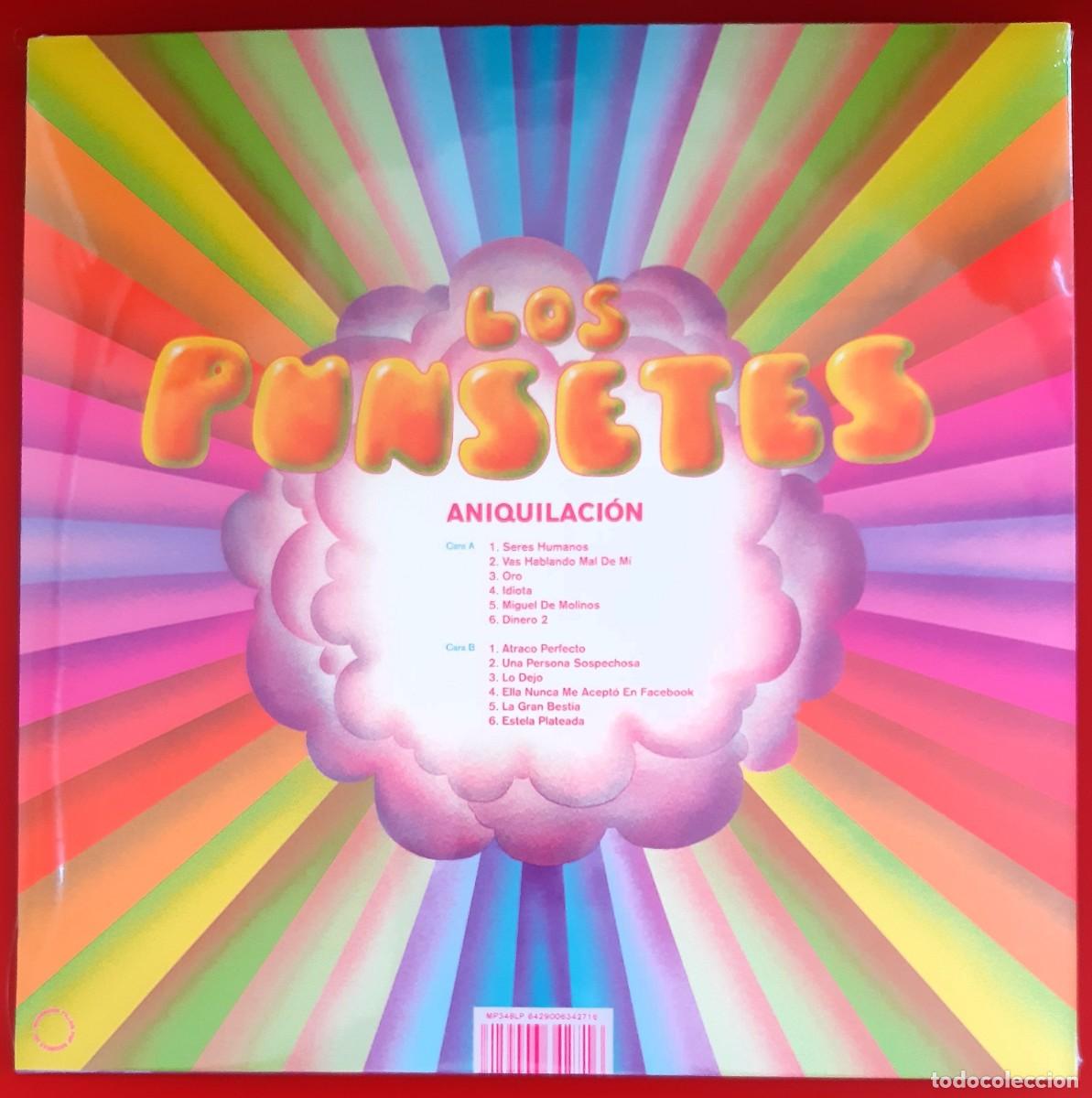 Discos de vinilo: LOS PUNSETES - ANIQUILACI&Oacute;N LP - Foto 2