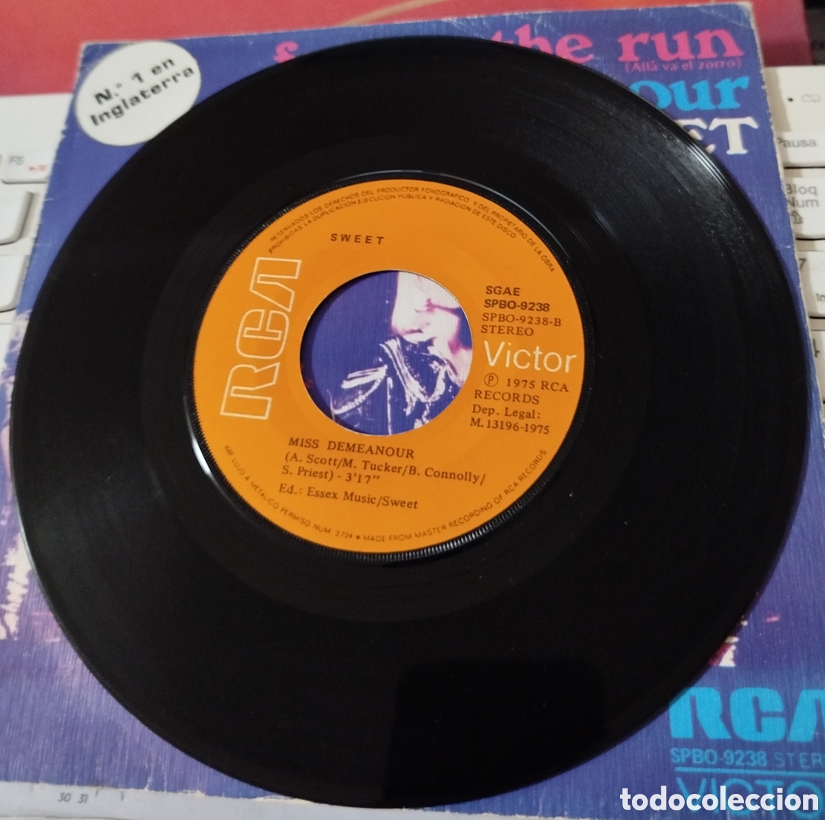 Discos de vinilo: The sweet - fox on the run - Foto 2