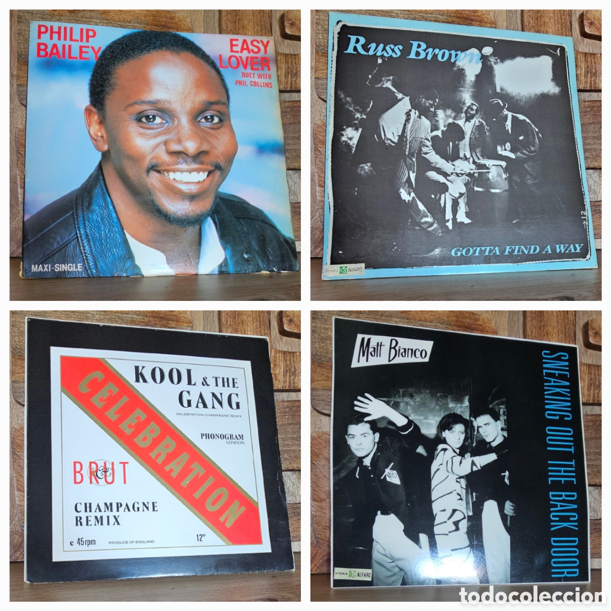 Discos de vinilo: 4 Maxi Singles Pop internacional a&ntilde;os 80 - Foto 1