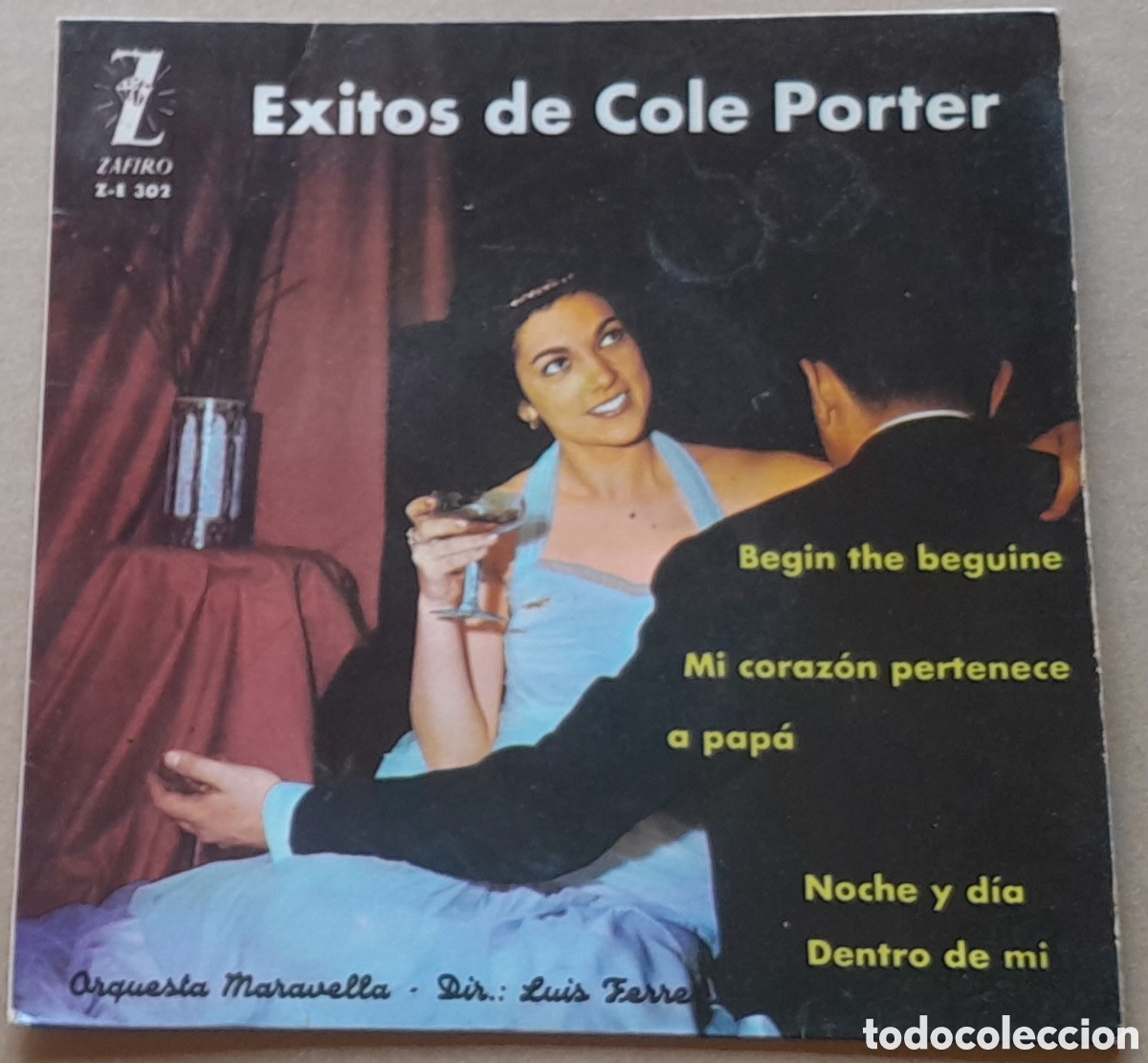 Discos de vinilo: ORQUESTA MARAVELLA - EXITOS DE COLE PORTER - ZAFIRO 1962 - Foto 1
