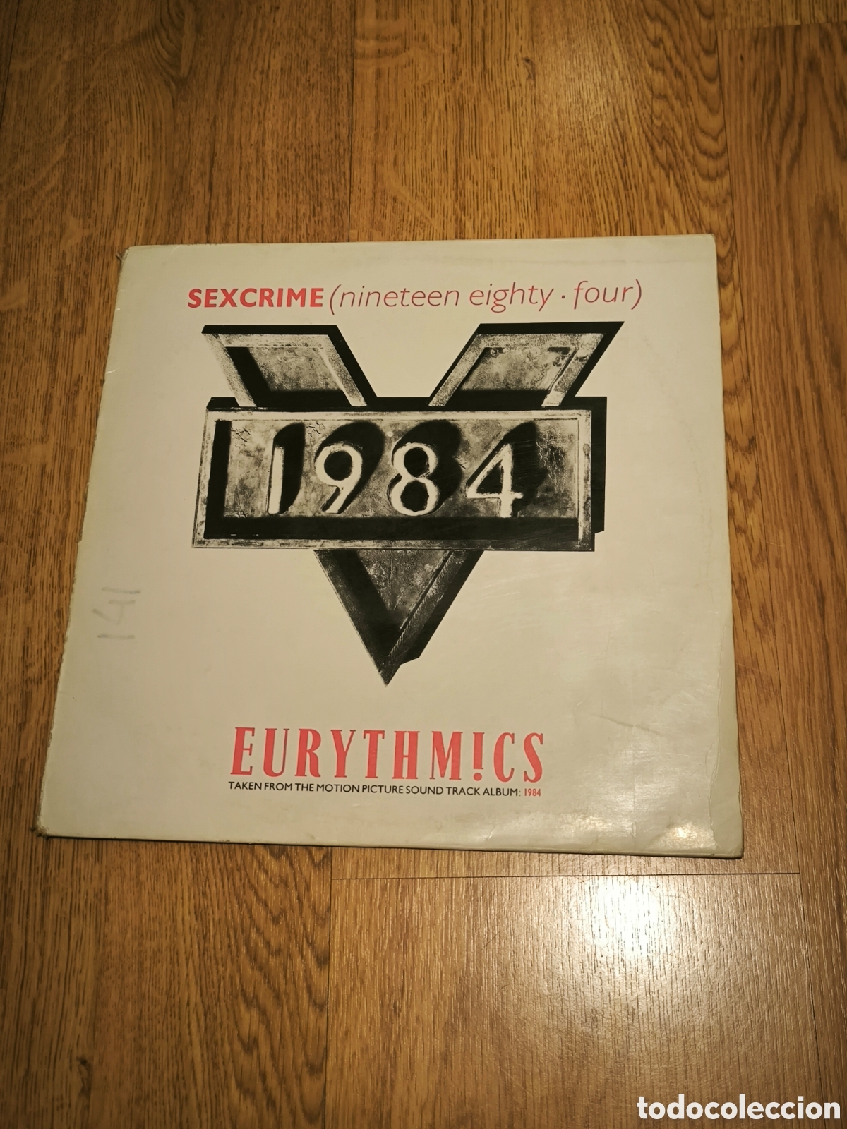 Discos de vinilo: VINILO EURYTHMICS SEXCRIME 1984 - Foto 1