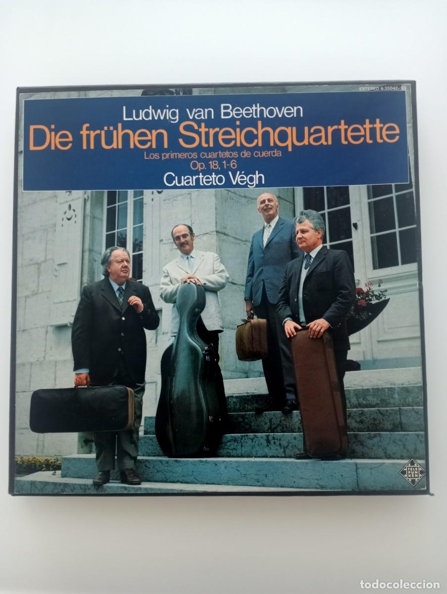 Discos de vinilo: Cuarteto V&eacute;gh - Los Primeros Cuartetos De Cuerda (3xLP) 1979 box