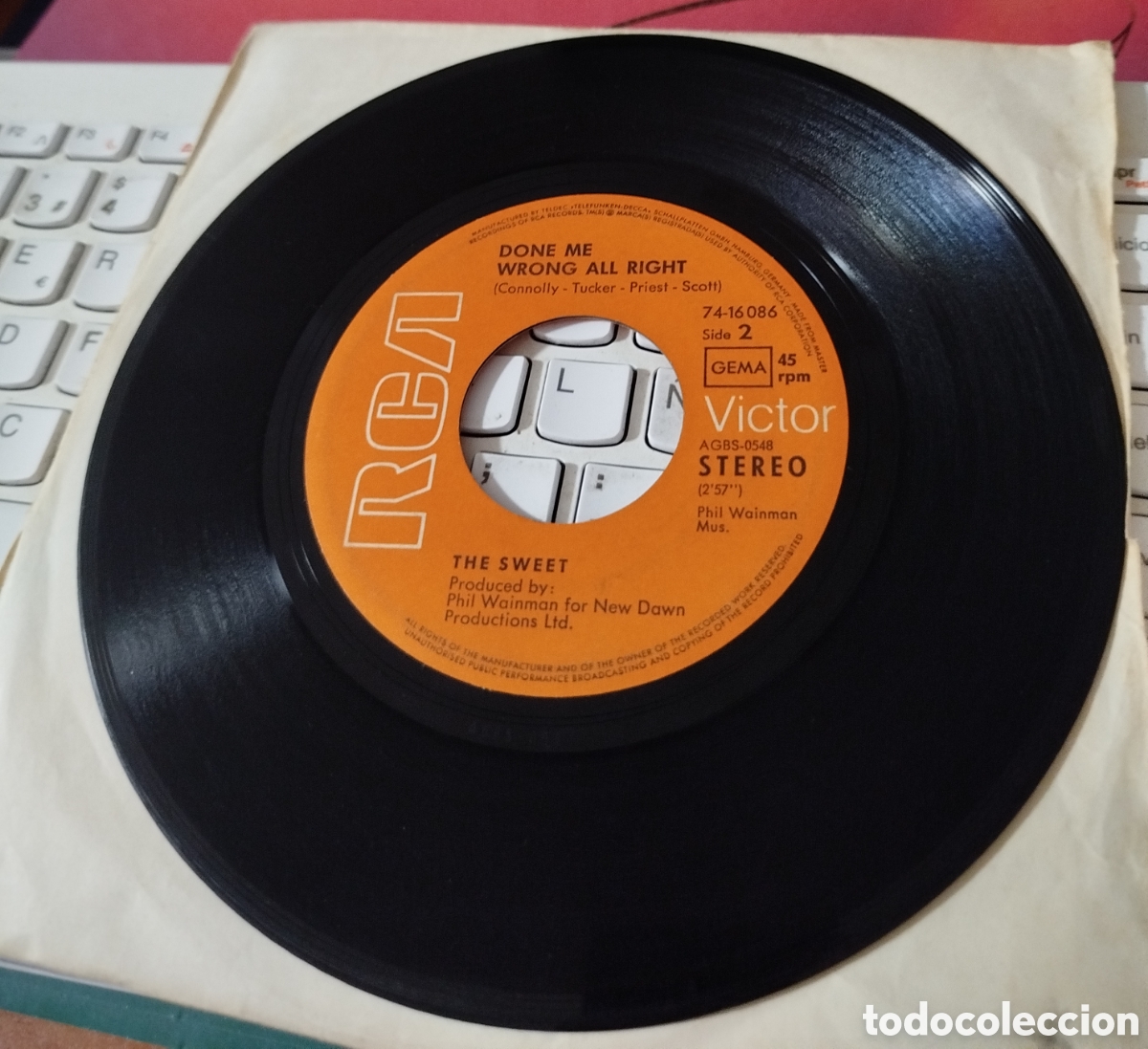 Discos de vinilo: The Sweet - CO-CO. SOLO DISCO - Foto 2