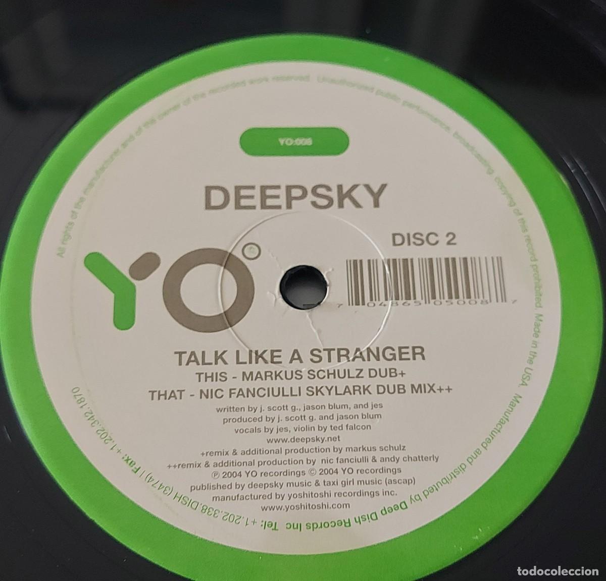 Discos de vinilo: 2 lp vinilo maxi DEEPSKY TALK LIKE A STRANGER A&Ntilde;O 2004 US - Foto 5
