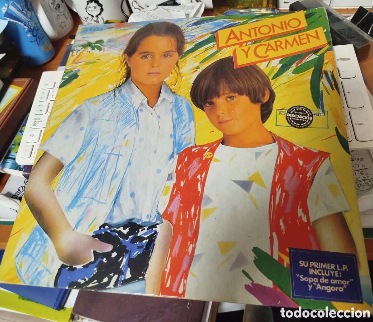 Discos de vinilo: Antonio y Carmen - Sopa de Amor - Foto 1