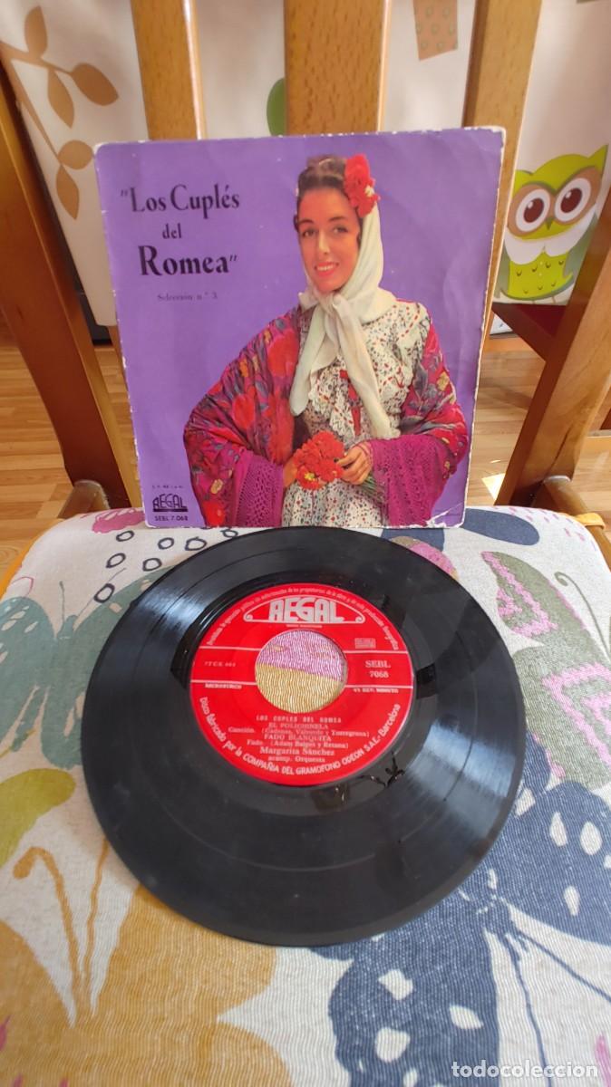 Discos de vinilo: MARGARITA SANCHEZ-EP LOS CUPLES DEL ROMEA - Foto 1
