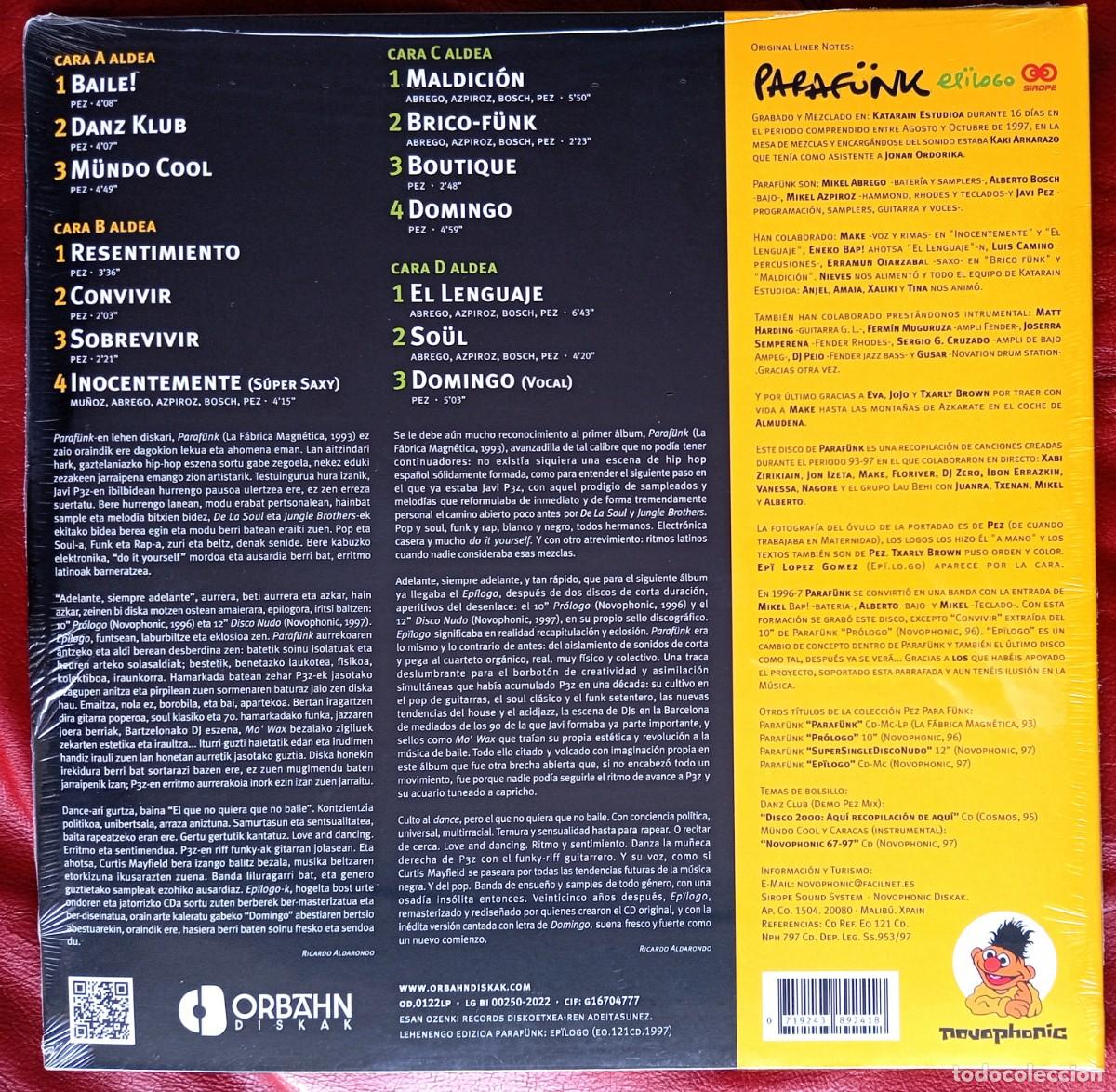 Discos de vinilo: PARAF&Uuml;NK - EP&Iacute;LOGO 2xLP - Foto 2