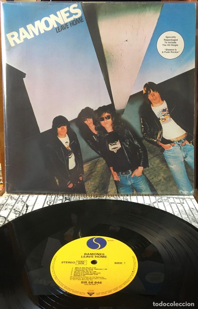 Discos de vinilo: RAMONES - LEAVE HOME, LP reedic EU 90s - Foto 1