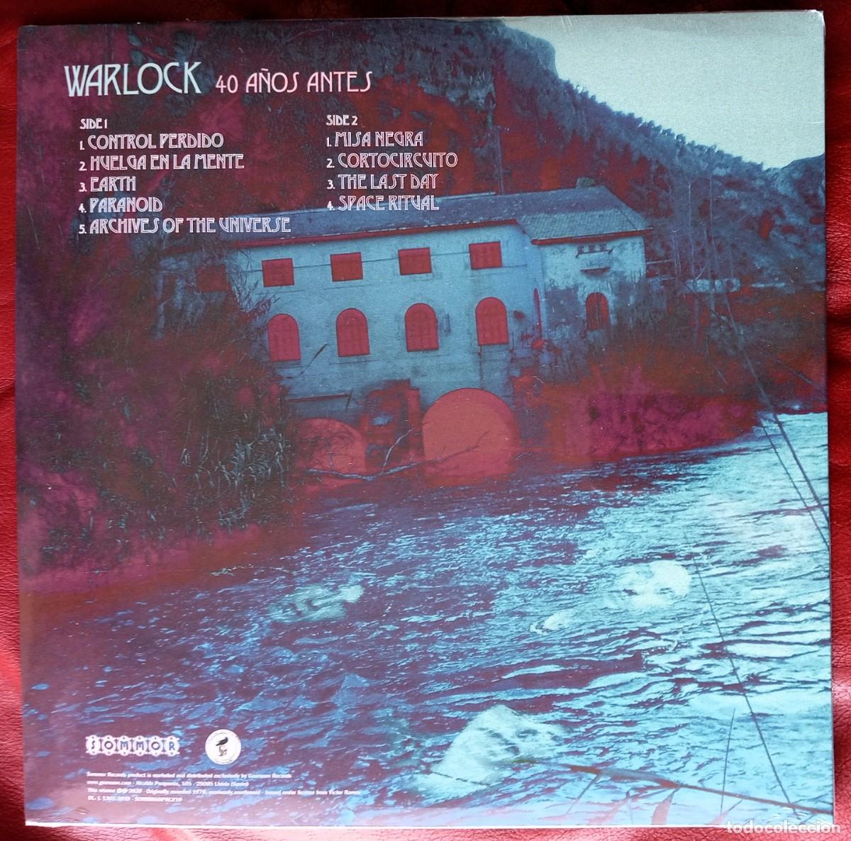 Discos de vinilo: WARLOCK - 40 A&Ntilde;OS DESPU&Eacute;S LP - Foto 2