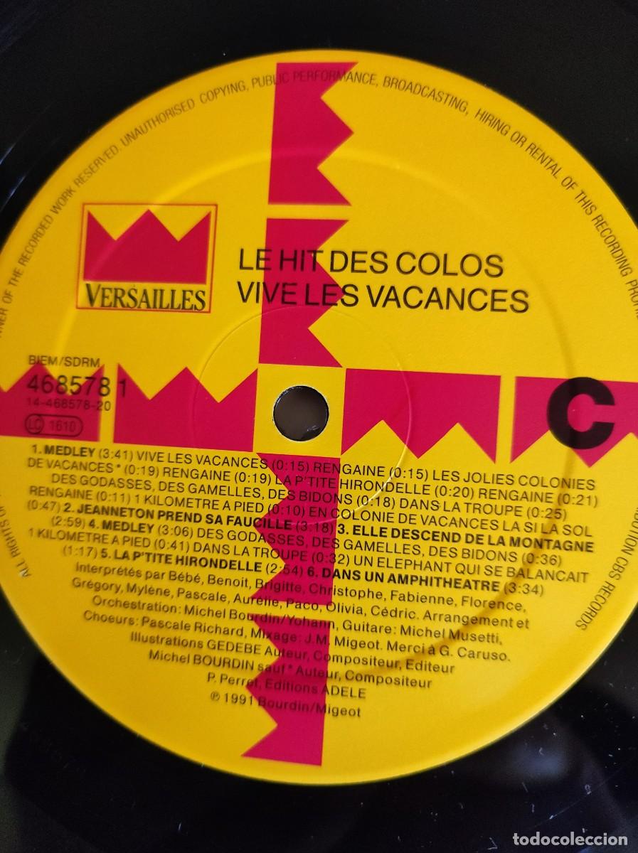Discos de vinilo: Michel Bourdin &ndash; Le Hit Des Colos Vinyle, LP, Compilation, Stereo - Foto 6