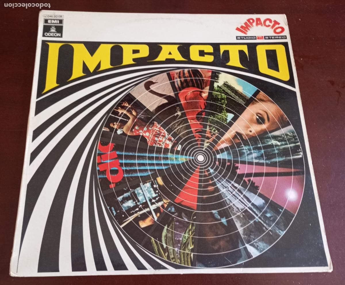Discos de vinilo: IMPACTO - LIGHT MY FIRE - LP - 1969 - ODEON - Foto 1