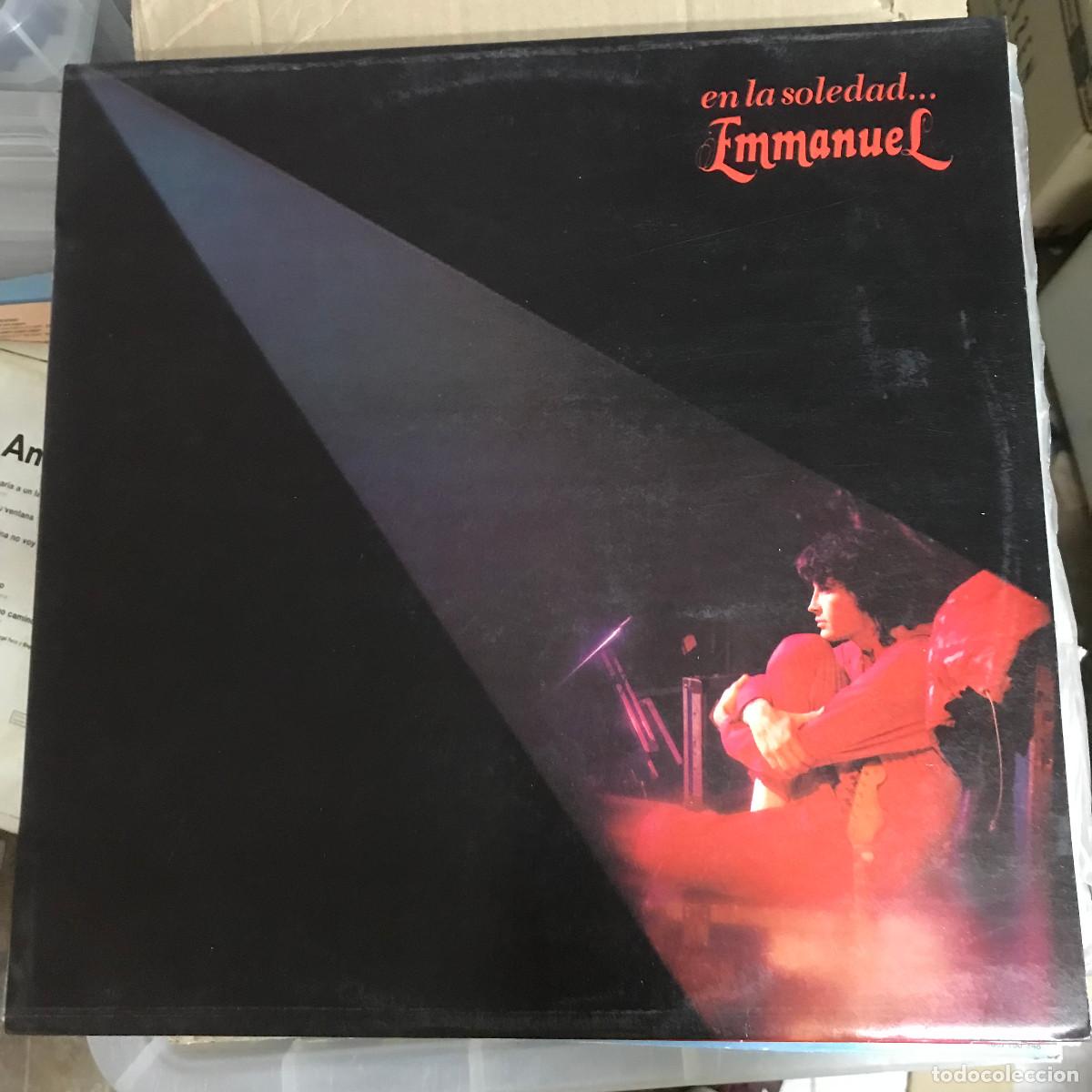 Discos de vinilo: EMMANUEL - EN LA SOLEDAD - LP RCA 1983 PROMO - Foto 1
