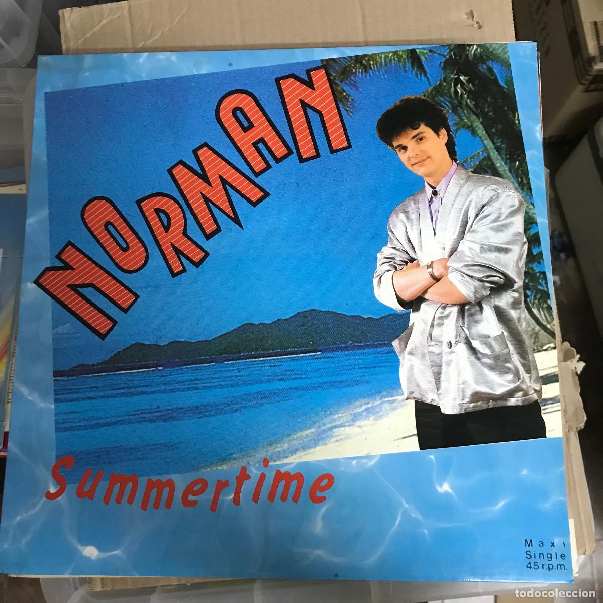 Discos de vinilo: NORMAN - SUMMERTIME - 12&rdquo; MAXISINGLE GAMES 1987 - Foto 1
