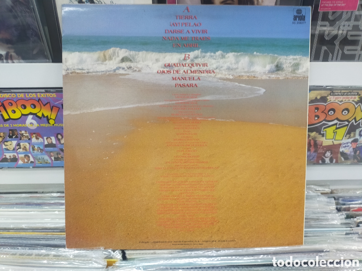 Discos de vinilo: Javier ruibal LP cuerpo celeste 1987 - Foto 2