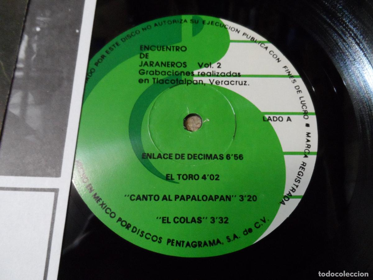 Discos de vinilo: Various &ndash; Encuentro De Jaraneros Vol. 2 (MEXICO) - Foto 3