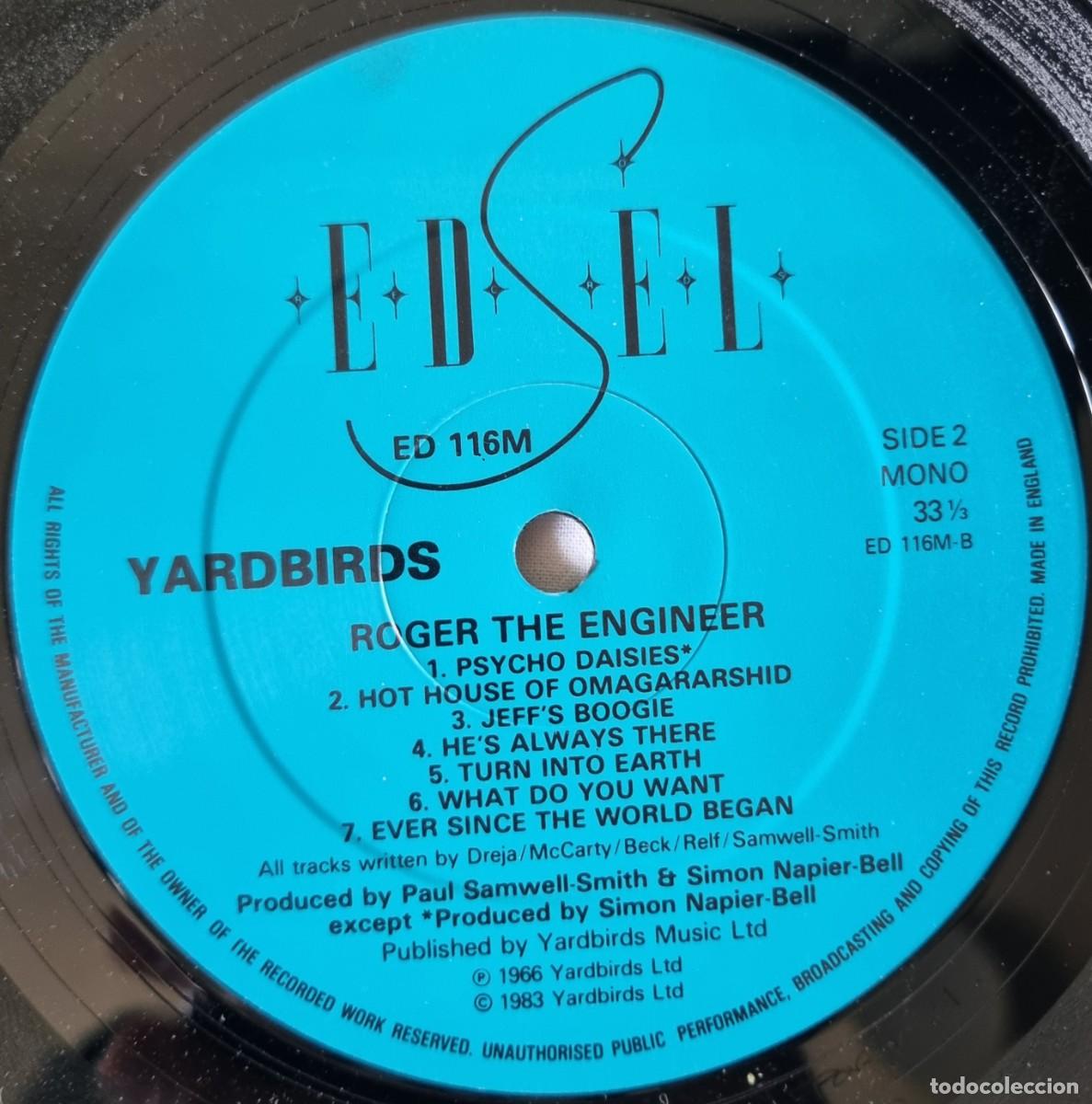 Discos de vinilo: LP Vinilo Yardbirds, Roger The Engineer - Foto 5
