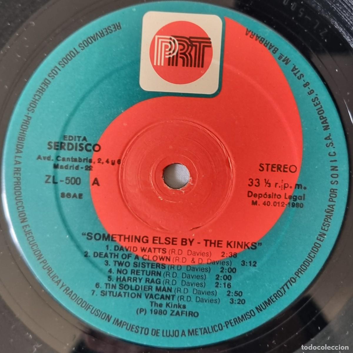 Discos de vinilo: LP Vinilo The Kinks, Something Else By The Kinks - Foto 5