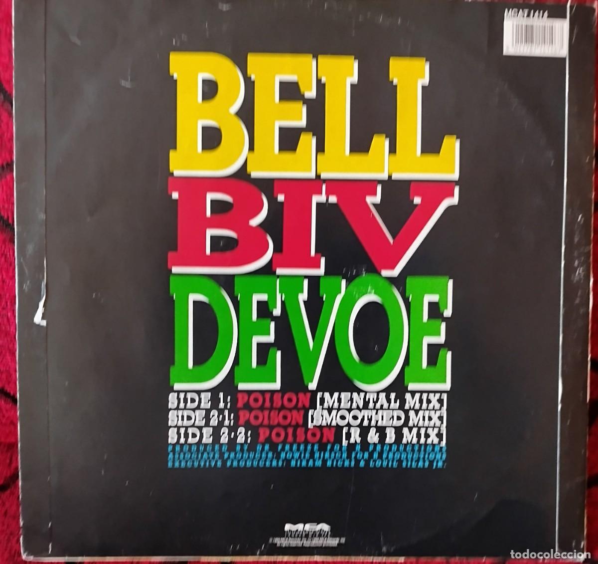 Discos de vinilo: BELL BIV DEVOE ** Poison ** MAXI SINGLE VINILO 1990 UK - Foto 2