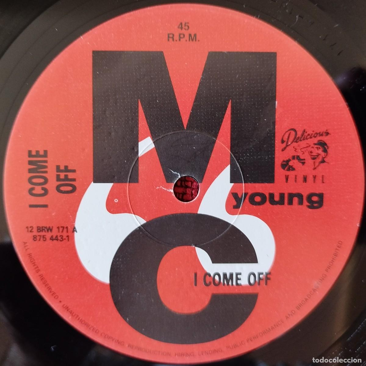 Discos de vinilo: YOUNG MC ** I Come Off ** MAXI SINGLE VINILO 1990 UK - Foto 3