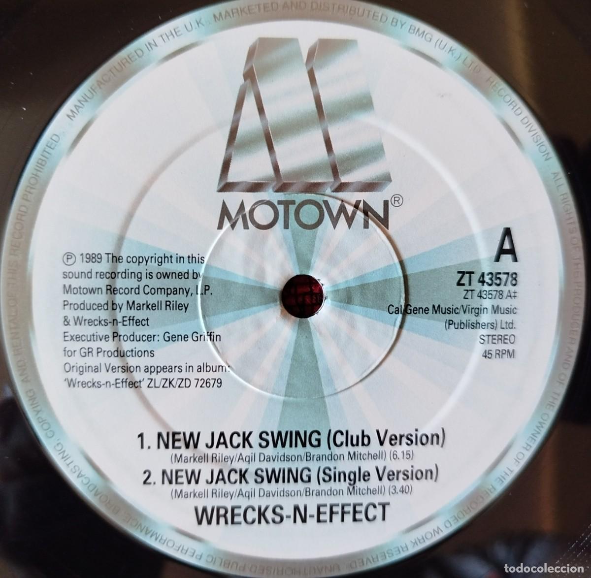 Discos de vinilo: WRECKS-N-EFFECT ** New Jack Swing ** MAXI SINGLE VINILO 1990 UK - Foto 3