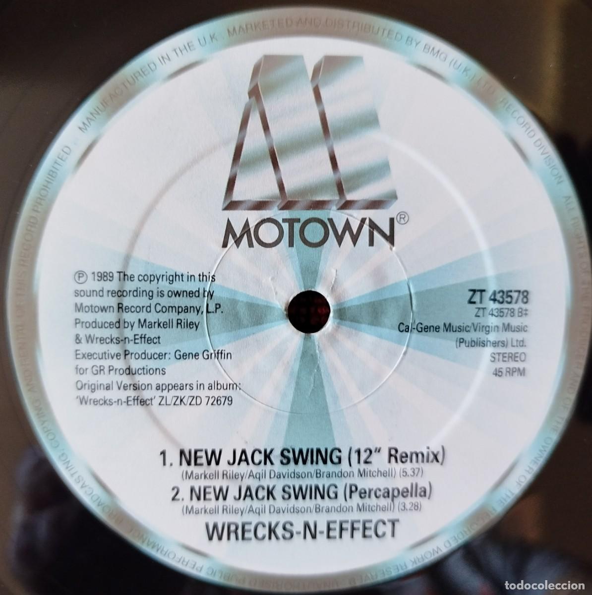 Discos de vinilo: WRECKS-N-EFFECT ** New Jack Swing ** MAXI SINGLE VINILO 1990 UK - Foto 4
