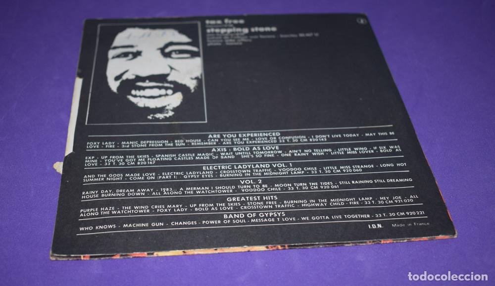 Discos de vinilo: JIMI HENDRIX &ndash; Tax Free / Stepping Stone - SINGLE 1972 - Foto 2