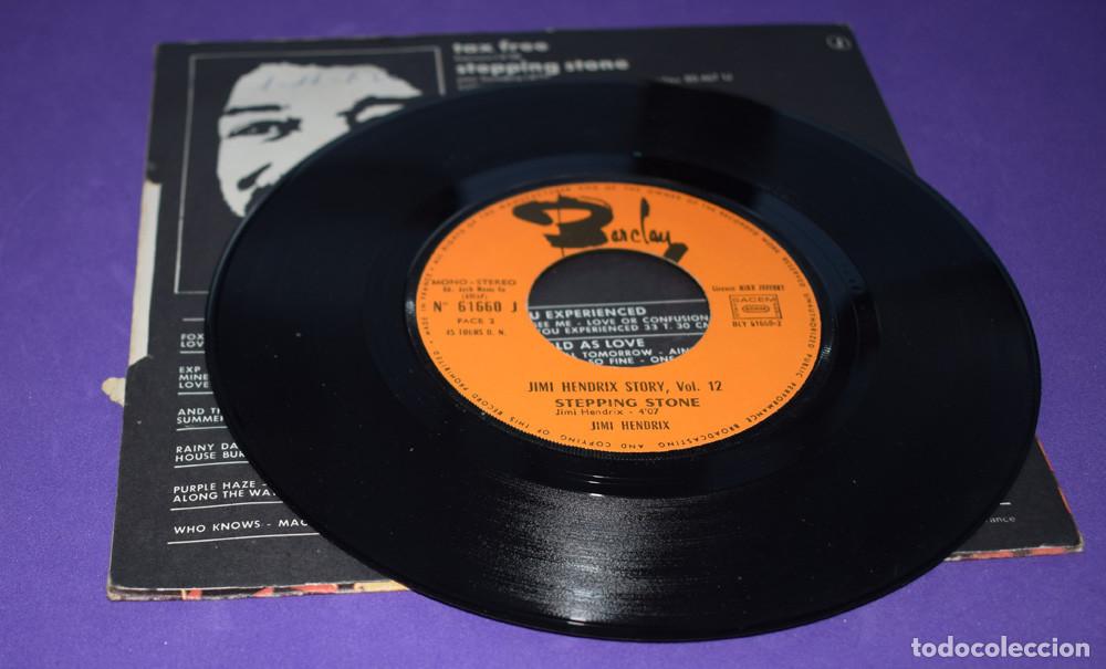 Discos de vinilo: JIMI HENDRIX &ndash; Tax Free / Stepping Stone - SINGLE 1972 - Foto 4
