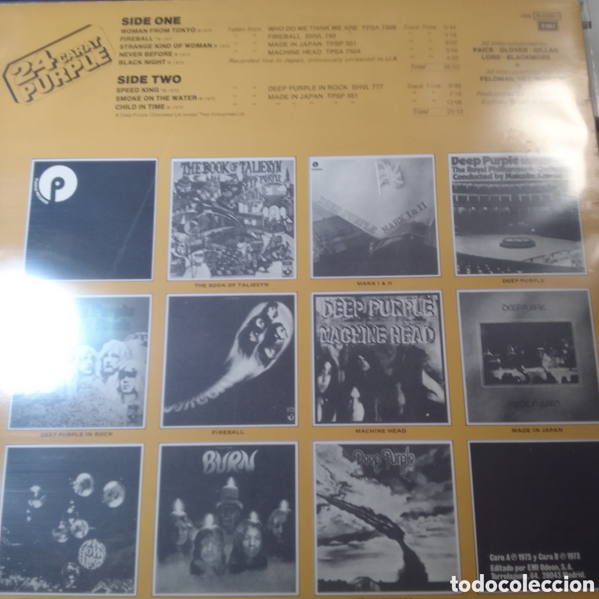 Discos de vinilo: DEEP PURPLE 24 CARAT PURPLE - Foto 2