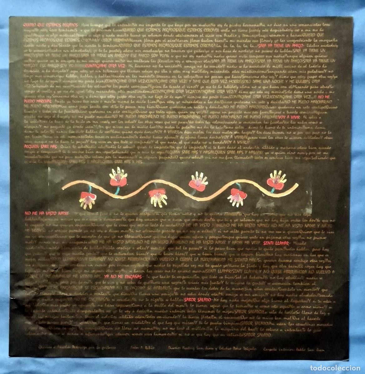 Discos de vinilo: Los Ronaldos &lrm;&ndash; Sabor Salado LP gatefold 1990 - Foto 5