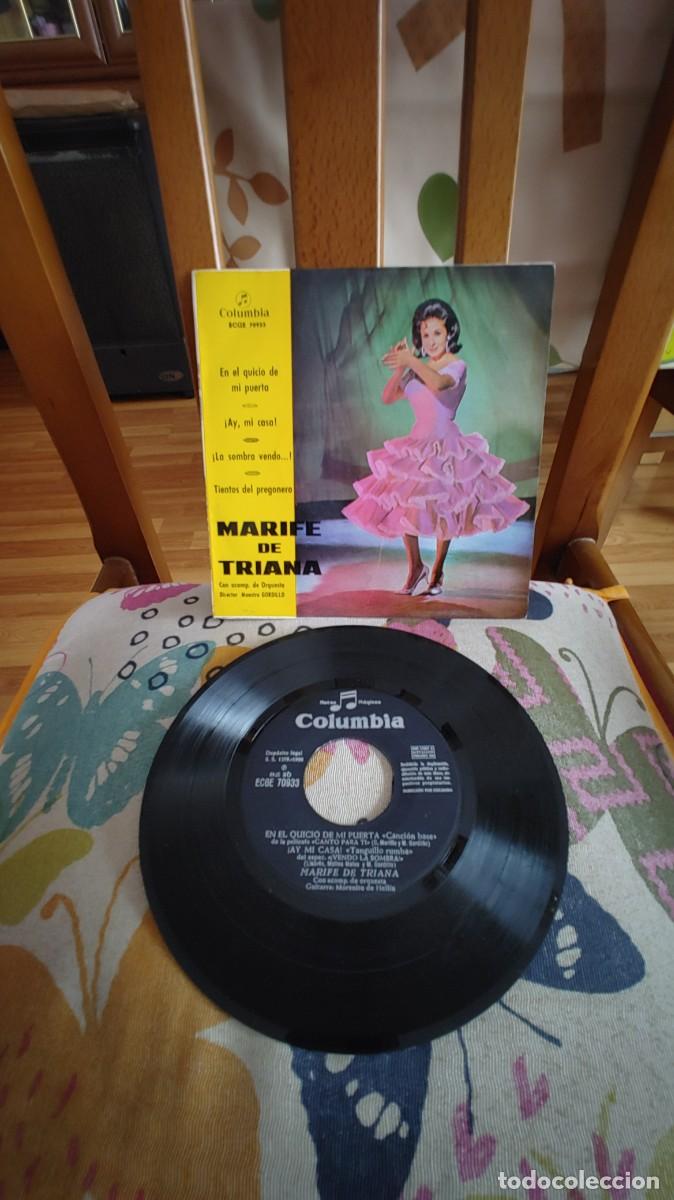 Discos de vinilo: MARIFE DE TRIANA-EP EN EL QUICIO DE MI PUERTA +3 - Foto 1