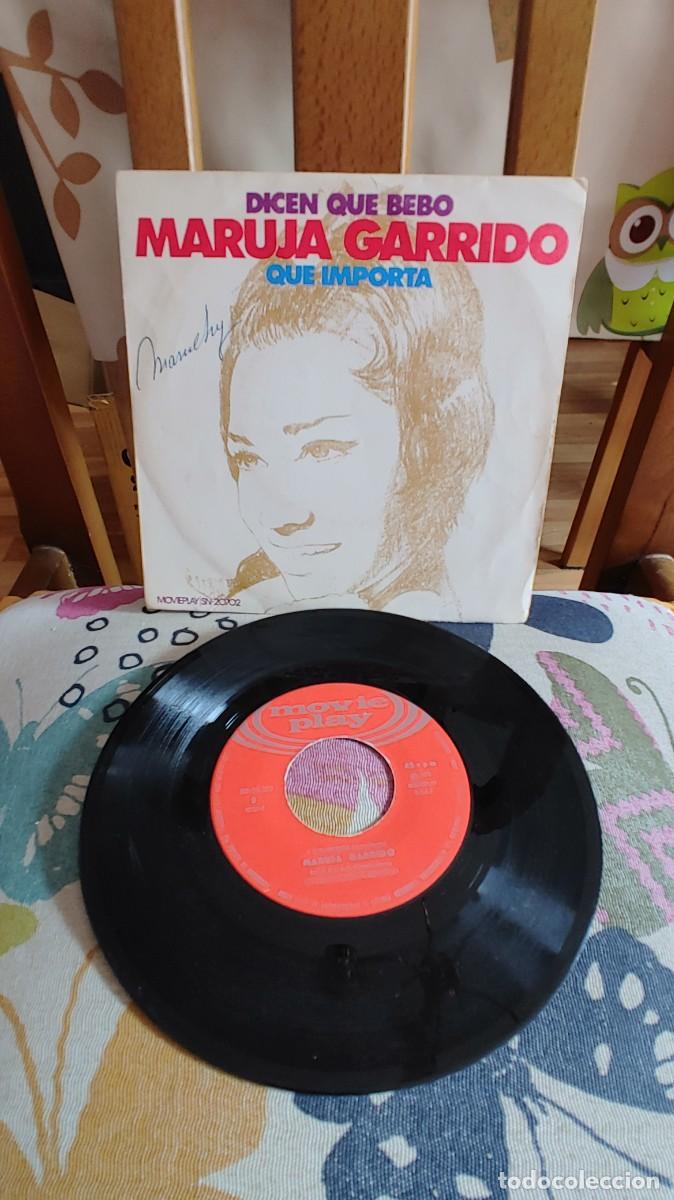 Discos de vinilo: MARUJA GARRIDO-SINGLE DICEN QUE BEBO - Foto 1