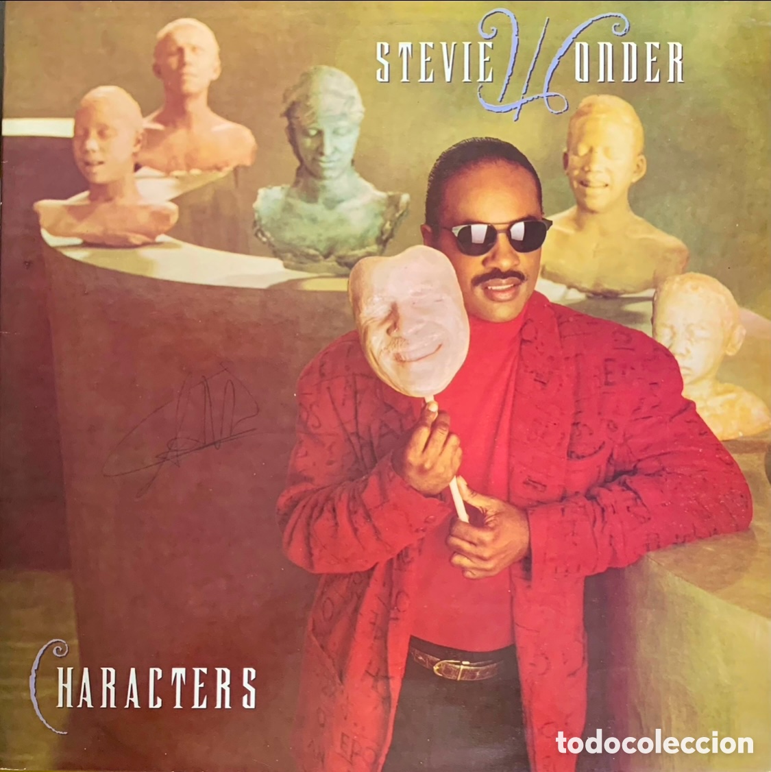 Discos de vinilo: Disco Vinilo LP. Stevie Wonder. &ldquo;Characters&rdquo;. 1987. - Foto 1
