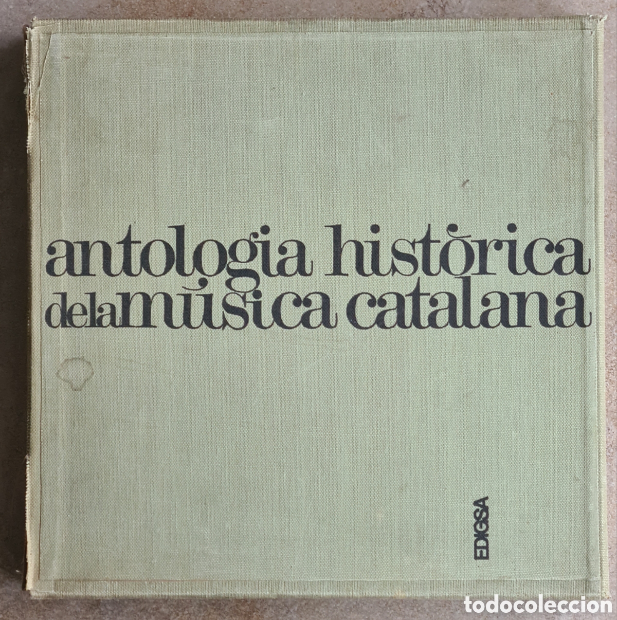 Dischi in vinile: 10 Discos Vinilos Antolog&iacute;a Hist&ograve;rica de la M&uacute;sica Catalana - Edigsa 1967
