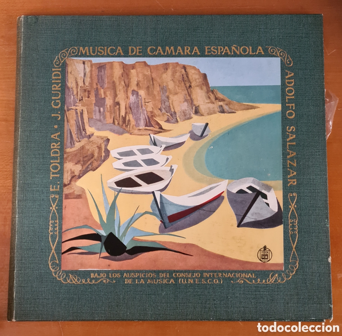 Dischi in vinile: Disco Vinilo M&uacute;sica de C&aacute;mara Espa&ntilde;ola Toldr&agrave; Guridi Salazar - Hispavox UNESCO