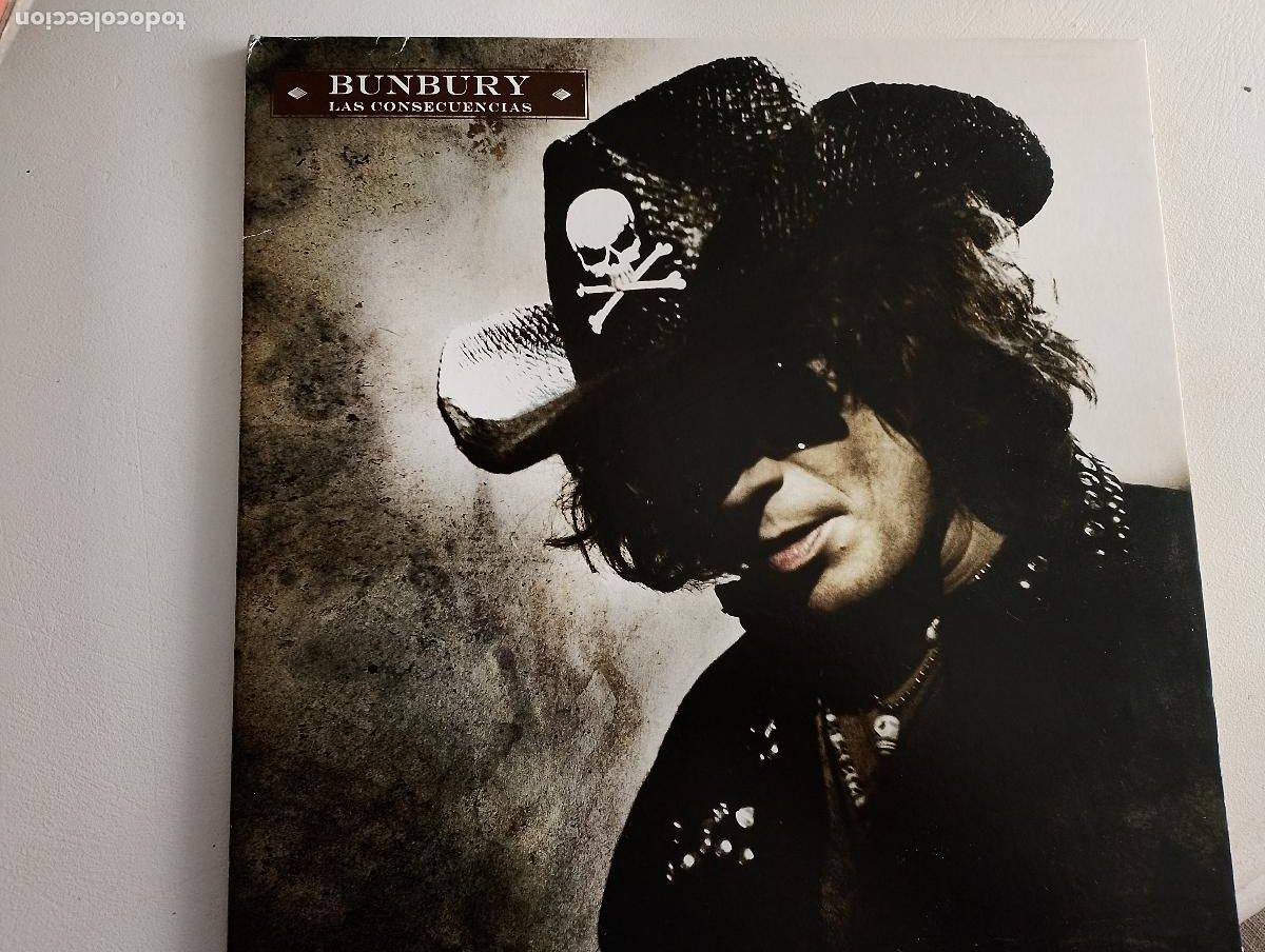 Discos de vinilo: Bunbury &lrm;&ndash; Las Consecuencias 2009, lp + cd - Foto 1