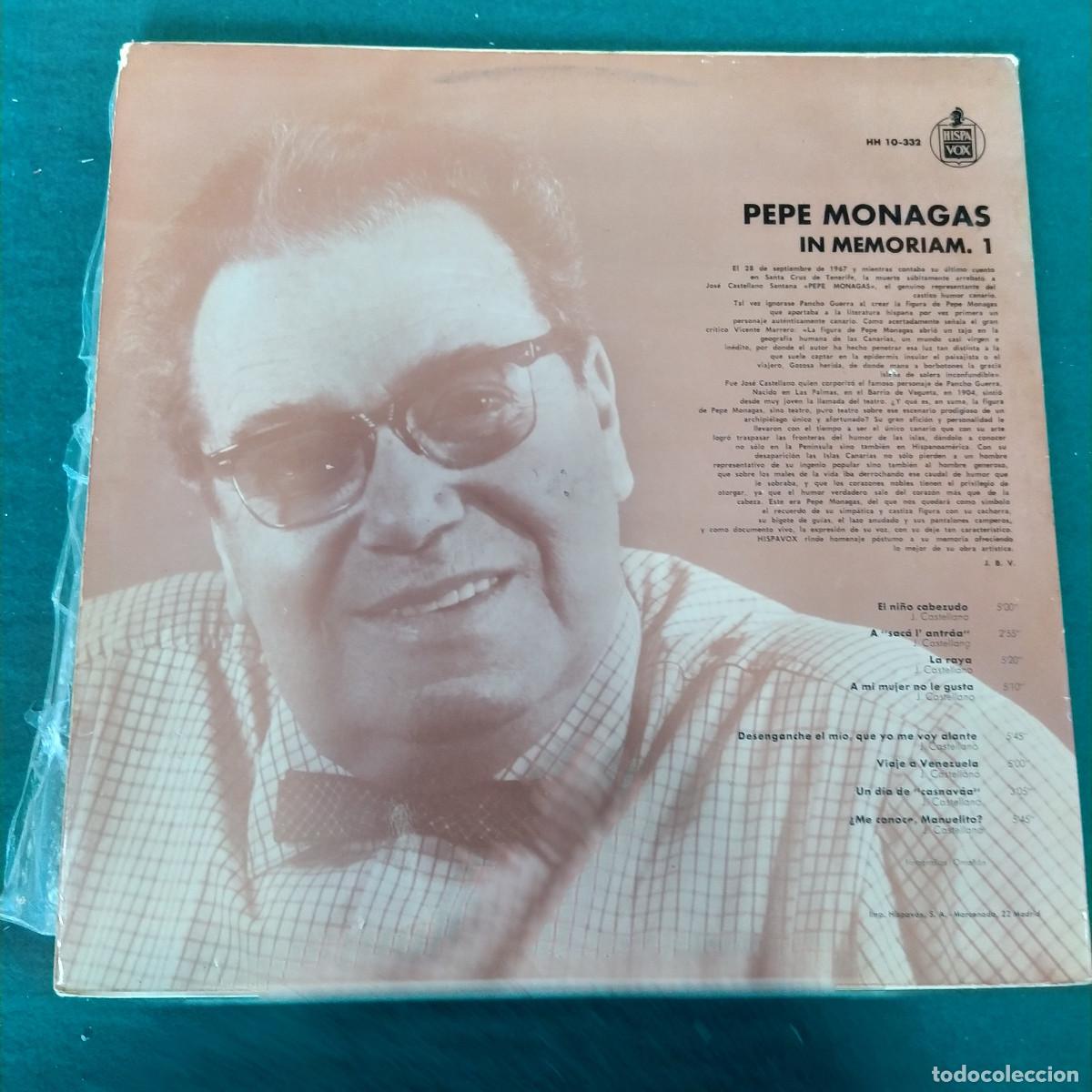 Discos de vinilo: Pepe Monagas &ndash; In Memoriam 1 - Foto 2