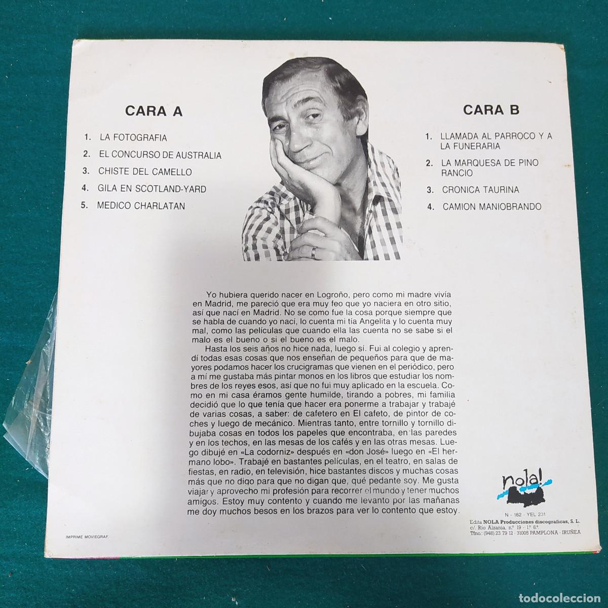 Discos de vinilo: Gila &ndash; Se&ntilde;oras Y Se&ntilde;ores Con Ustedes... Gila - Foto 2