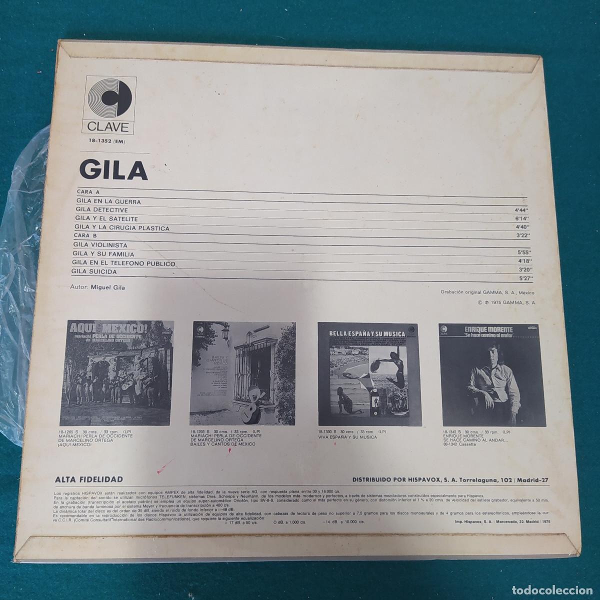 Discos de vinilo: Gila &ndash; Gila 1975 LP. - Foto 2