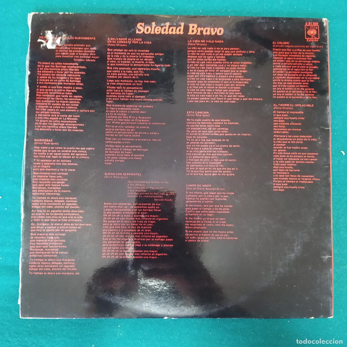 Discos de vinilo: Soledad Bravo &ndash; Soledad Bravo - Foto 2