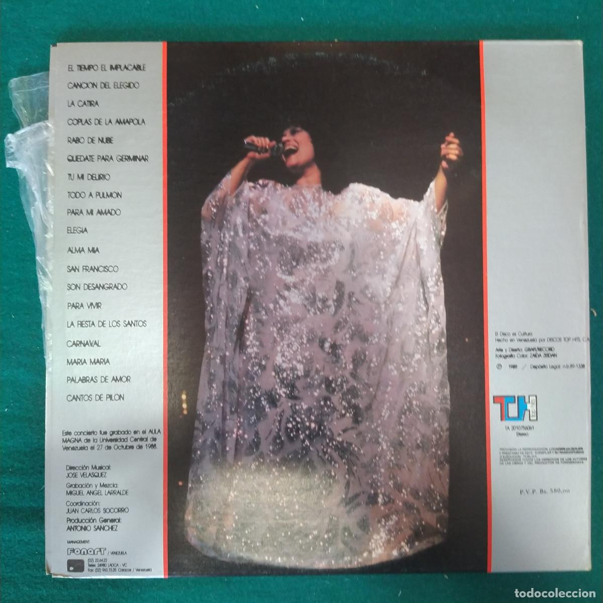 Discos de vinilo: Soledad Bravo &ndash; En Vivo - Foto 2