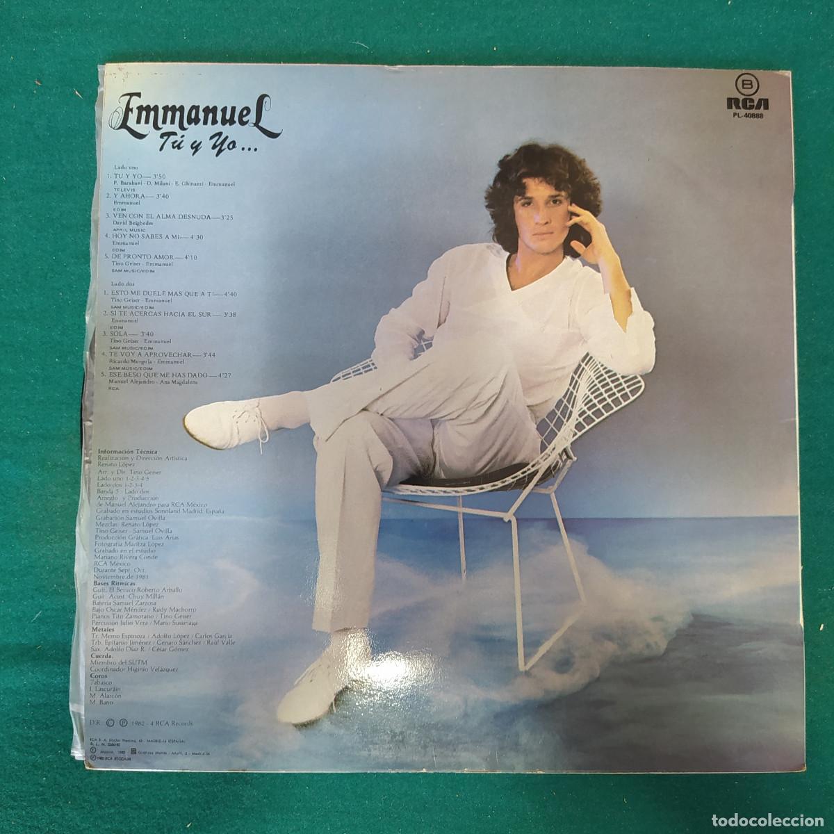 Discos de vinilo: Emmanuel &ndash; T&uacute; Y Yo... - Foto 2