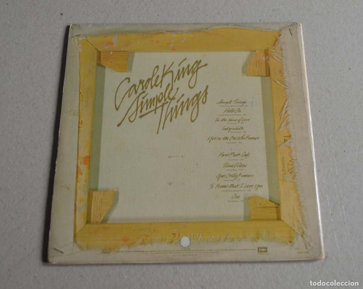 Discos de vinilo: CAROLE KING - SIMPLE THINGS (ed. USA) - Foto 2