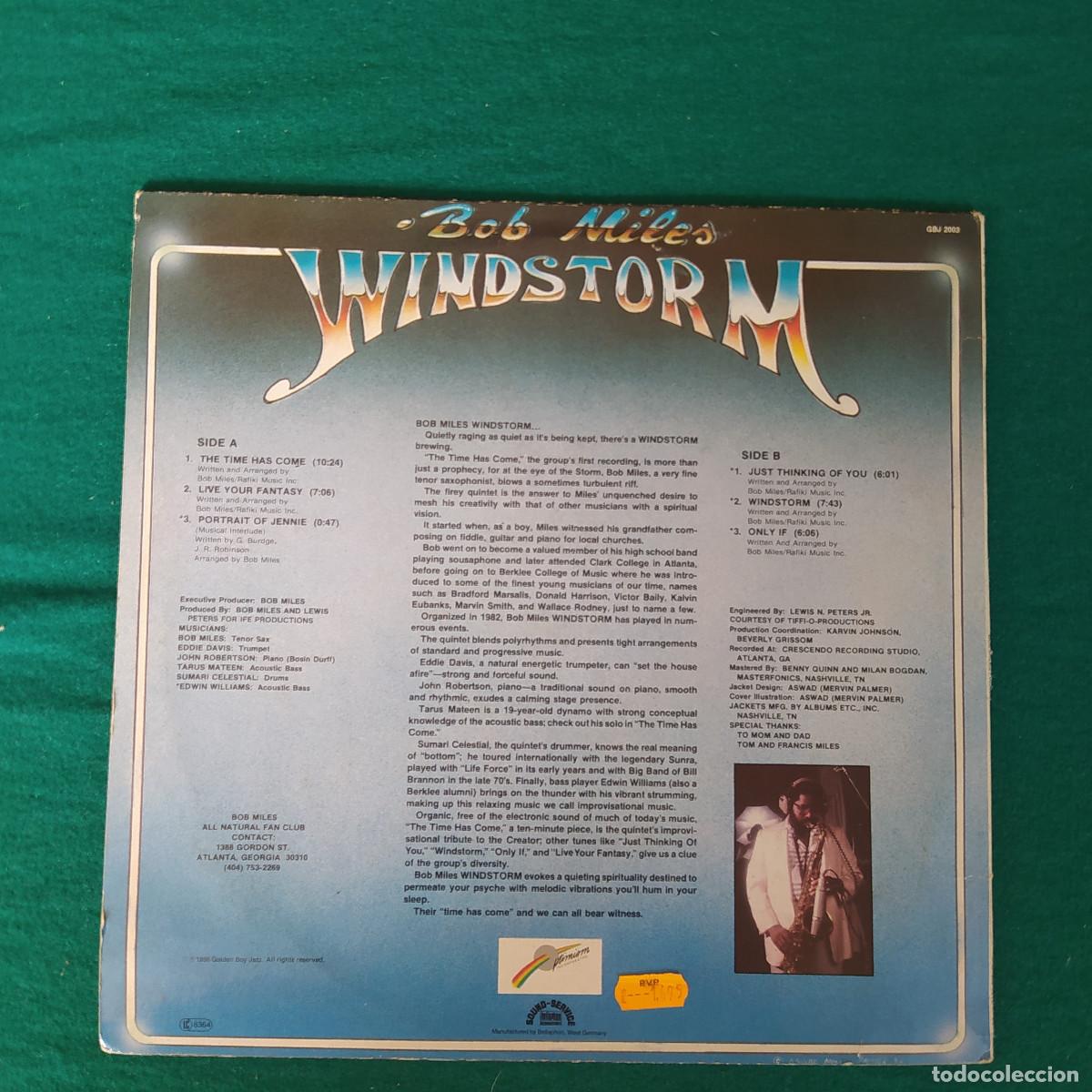 Discos de vinilo: Bob Miles - Windstorm - Foto 2